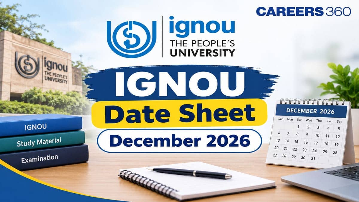 IGNOU Date Sheet December 2026 (Out): Download Course-wise Datesheet PDF